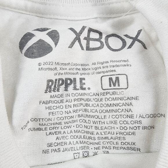 Xbox Unisex Medium Iridescent Logo Adult T-Shirt Original Video Game Gamer Tee - Picture 5 of 7